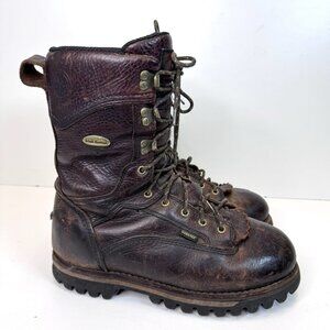 Red Wing Irish Setter Boots Men Size 9 Kiltie Hunting Gore-Tex Leather Insulated
